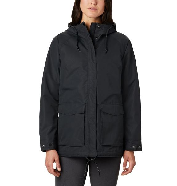 Columbia South Canyon Rain Jacket Black For Women's NZ43812 New Zealand